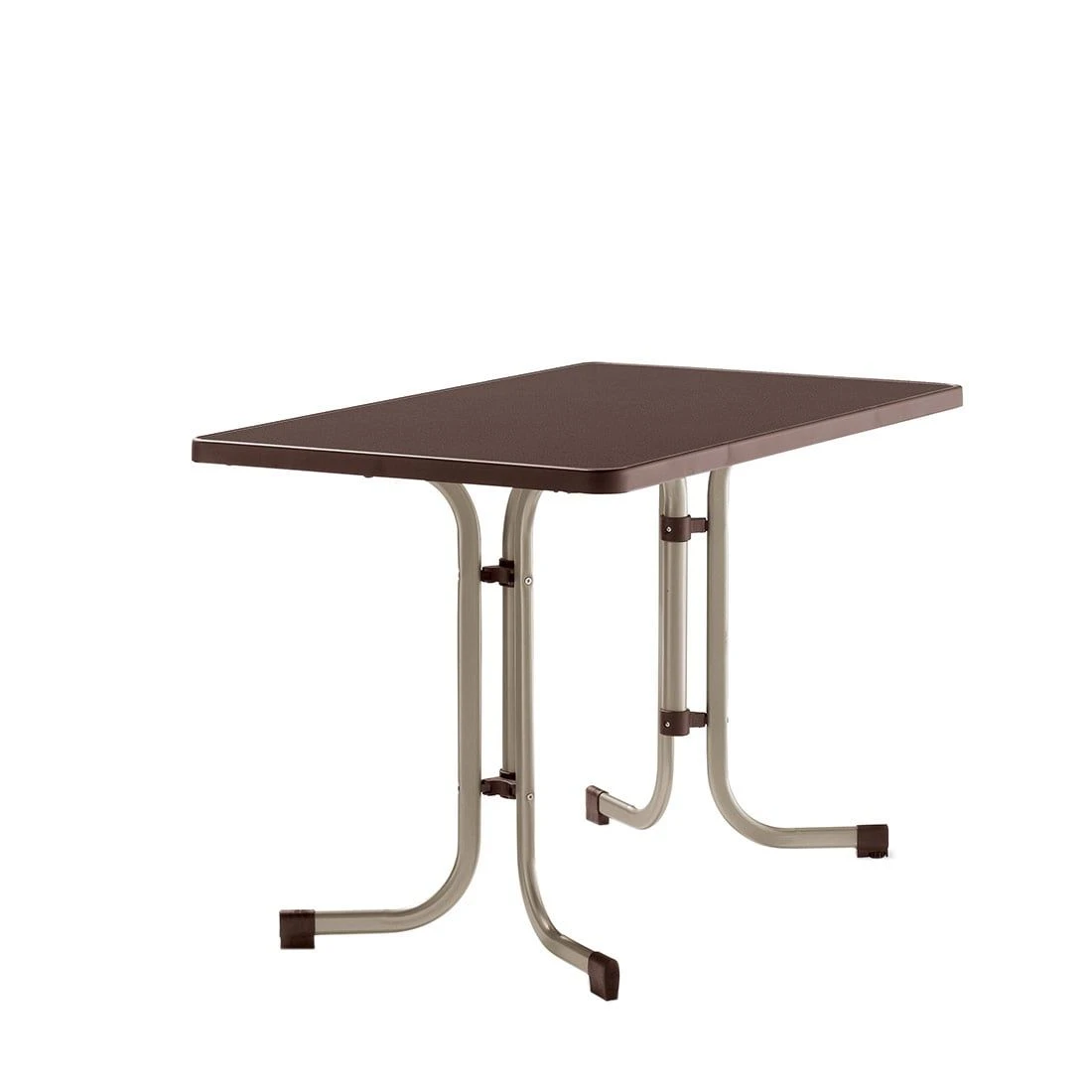 Sieger Boulevard Klapptisch 115x70 Cm Stahl/Mecalit Champagner/Schiefer Mocca 1 Sieger Boulevard Klapptisch 115x70 Cm Stahl/Mecalit Champagner/Schiefer Mocca