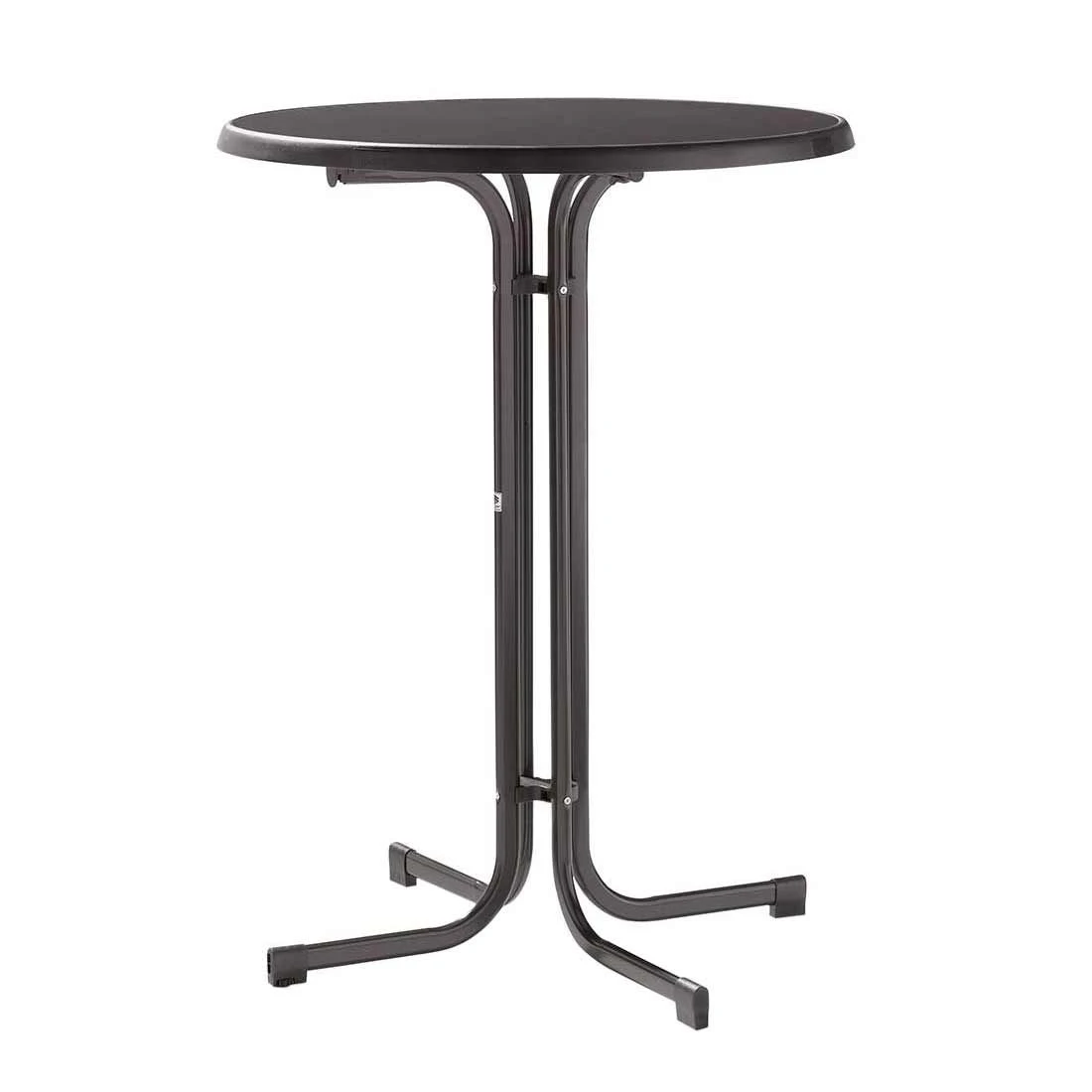 Sieger Boulevard Steh-Klapptisch Ø86 Cm Stahl/Mecalit Eisengrau/Anthrazit 1 Sieger Boulevard Steh-Klapptisch Ø86 Cm Stahl/Mecalit Eisengrau/Anthrazit