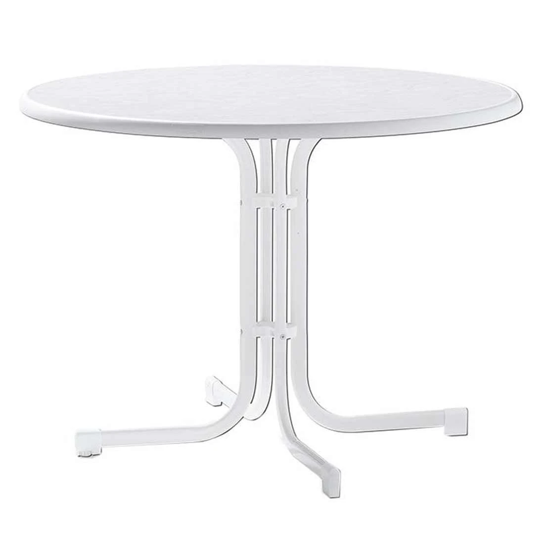 Sieger Boulevard Klapptisch Ø100 Cm Stahl/Mecalit Weiß/Marmor Weiß 1 Sieger Boulevard Klapptisch Ø100 Cm Stahl/Mecalit Weiß/Marmor Weiß