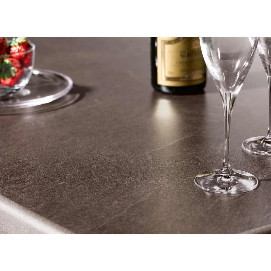 Sieger Boulevard Klapptisch Ø100 Cm Stahl/Mecalit Champagner/Schiefer Mocca 2 Sieger Boulevard Klapptisch Ø100 Cm Stahl/Mecalit Champagner/Schiefer Mocca – Bild 2