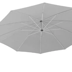 May Mezzo Ampelschirm Rund 300cm HV Silbergrau -Grün Raum 745858 4