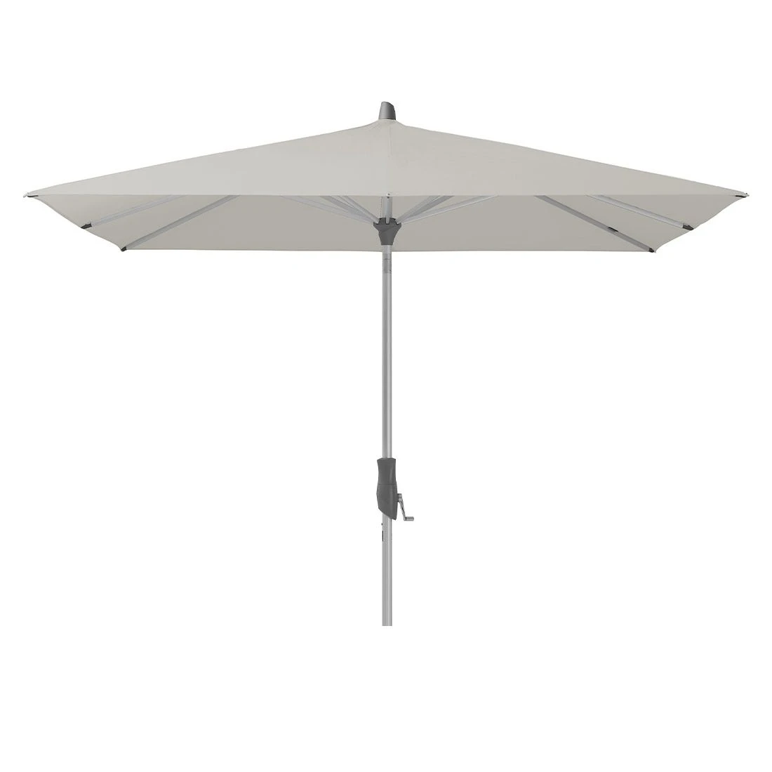 Glatz Alu Twist Mittelstockschirm 210x150cm Ash 2 Glatz Alu Twist Mittelstockschirm 210x150cm Ash – Bild 2