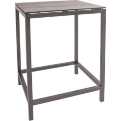 Stern Stehtischgestell 80x80cm Aluminium Anthrazit -Grün Raum 838137 3