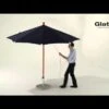 Glatz Piazzino Easy Stockschirm Ø300 Cm Eggshell