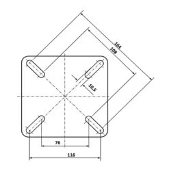 LiRo Midi Plus 100MF Mobiler Schirmständer - Flanschaufnahme Graphit -Grün Raum 855935 3