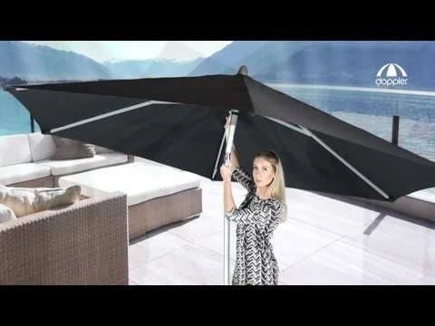 Doppler ACT Push-Up Stockschirm Ø310cm Rot 1 Doppler ACT Push-Up Stockschirm Ø310cm Rot