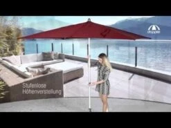 Doppler ACT Push-Up Sonnenschirm 250x200cm Anthrazit