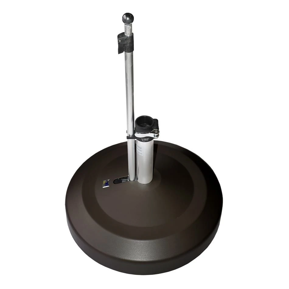 LiRo Midi 60-K Mobiler Schirmständer Mit Schnellspanner Anthrazit 1 LiRo Midi 60-K Mobiler Schirmständer Mit Schnellspanner Anthrazit