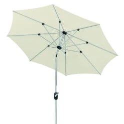 Schneider® Schneider Stockschirm Venedig Ø270cm Silber/Natur