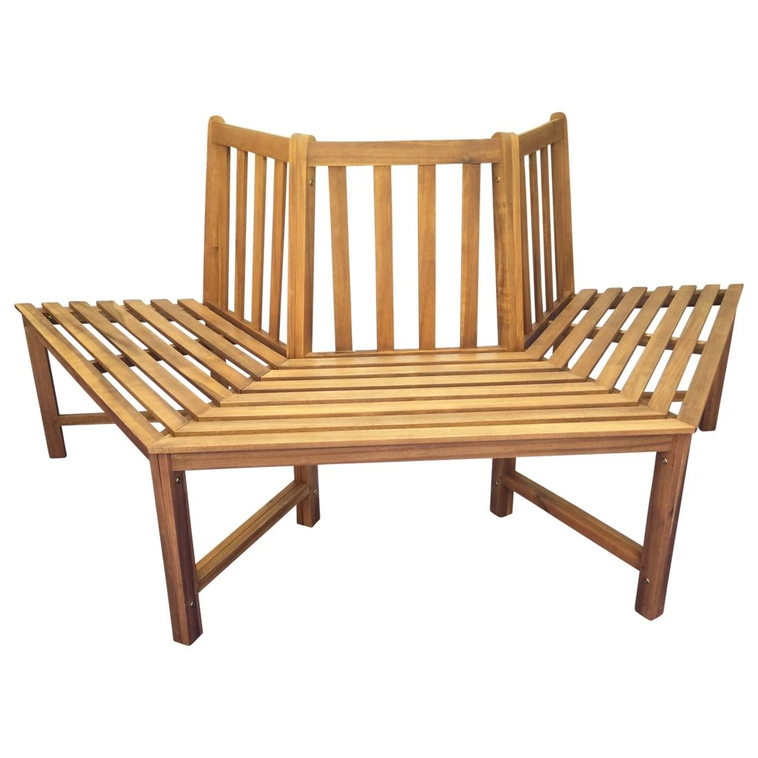 OUTLIV. Baumbank 3-Sitzer 199cm Halbrund Akazie Teak-Look 1 OUTLIV. Baumbank 3-Sitzer 199cm Halbrund Akazie Teak-Look