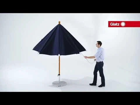 Glatz Piazzino Stockschirm Ø350cm Vanilla 1 Glatz Piazzino Stockschirm Ø350cm Vanilla