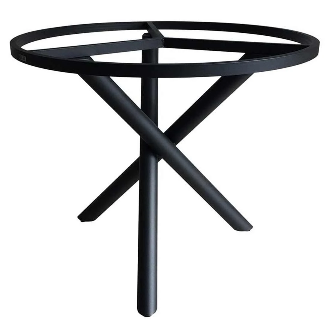 Zebra Mikado Tischgestell Ø90cm Aluminium Graphit 1 Zebra Mikado Tischgestell Ø90cm Aluminium Graphit