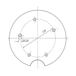 Liro Maxi 150 MF-SG Mobiler Schirmständer - Flanschaufnahme Anthrazit -Grün Raum 912233 3