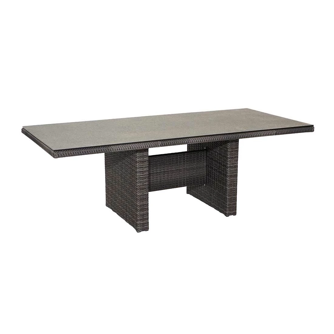 Ploß Rocking Gartenmöbelset 7-teilig Mit Tisch 220x100cm Grau-Braun 4 Ploß Rocking Gartenmöbelset 7-teilig Mit Tisch 220x100cm Grau-Braun – Bild 4