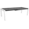 Stern Ausziehtisch 174/214/254x90cm Aluminium/Silverstar Touch Weiß/Zement