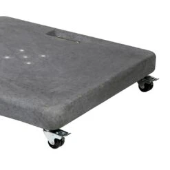 OUTLIV. Schirmständer Beton 125kg Für Ampelschirme LK159 Grau -Grün Raum 978178 3