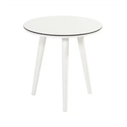 Hartman Sophie Studio Beistelltisch Ø45x40cm Aluminium/HPL Weiß