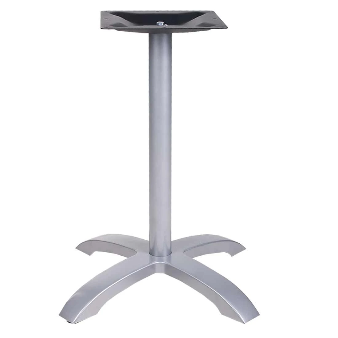 OUTLIV. Gartentisch-Gestell Aluminium Für 70x70cm & Ø70cm Silber Matt 2 OUTLIV. Gartentisch-Gestell Aluminium Für 70x70cm & Ø70cm Silber Matt – Bild 2