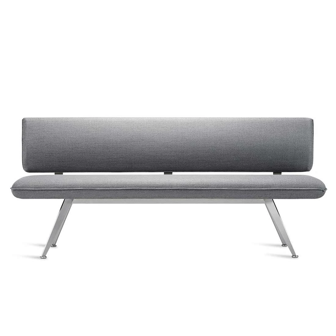 Best Babylon Bravour Gartenbank 200cm Edelstahl/Horizon Silber/Humo 2 Best Babylon Bravour Gartenbank 200cm Edelstahl/Horizon Silber/Humo – Bild 2