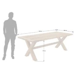 Cane-Line Choice Gartenmöbeldet 7-tlg. Mit Tisch 220x100cm Dusty Green/Natur -Grün Raum cane line choice gartenmoebeldet 7 tlg mit tisch 220x100cm 1481351 5