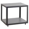 Cane-Line Level Beistelltisch 48x48cm Aluminium/Keramik Lava Grey/Light Grey