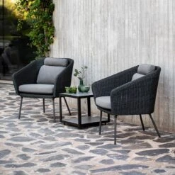 Cane-Line Level Beistelltisch 48x48cm Aluminium/Keramik Lava Grey/Light Grey 6 Cane-Line Level Beistelltisch 48x48cm Aluminium/Keramik Lava Grey/Light Grey -Grün Raum cane line level beistelltisch 48x48cm aluminium keramik 1479943 3