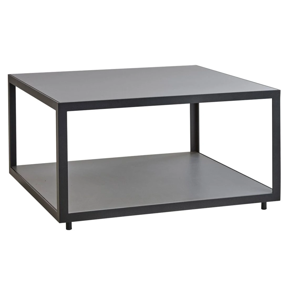 Cane-Line Level Beistelltisch 79x79cm Aluminium/Keramik Lava Grey/Light Grey 1 Cane-Line Level Beistelltisch 79x79cm Aluminium/Keramik Lava Grey/Light Grey