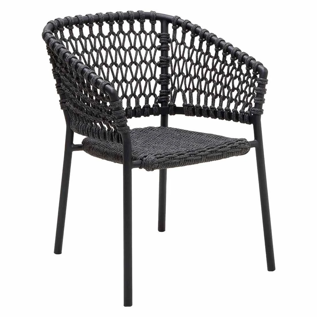 Cane-Line Ocean Gartenmöbel-Set 7-tlg. Mit Tisch 200x100cm Dark Grey 4 Cane-Line Ocean Gartenmöbel-Set 7-tlg. Mit Tisch 200x100cm Dark Grey – Bild 4