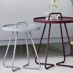 Cane-Line On-the-move Beistelltisch Ø37x47 Cm Aluminium Light Grey 7 Cane-Line On-the-move Beistelltisch Ø37x47 Cm Aluminium Light Grey -Grün Raum cane line on the move beistelltisch durchm37x47 cm aluminium 1464323 4