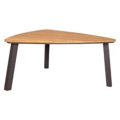 DeVries Vermont Gartentisch 170x170cm Aluminium/Teak Anthrazit/Teak