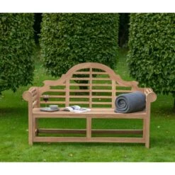 DeVries Woodie Marlboro Gartenbank Teak Natur 6 DeVries Woodie Marlboro Gartenbank Teak Natur -Grün Raum devries woodie marlboro gartenbank 165 cm teak 1438594 3 1