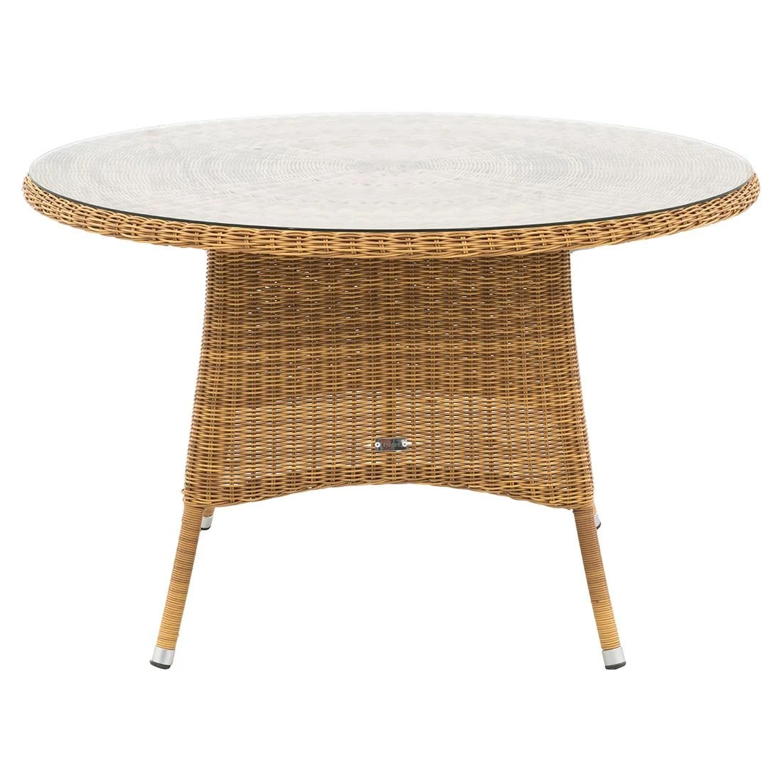 Domus Ventures Maryland Gartentisch Ø120 Cm Geflecht Rund Mit Glasplatte Mixed Beige 1 Domus Ventures Maryland Gartentisch Ø120 Cm Geflecht Rund Mit Glasplatte Mixed Beige