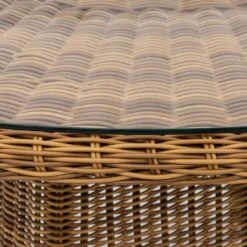 Domus Ventures Maryland Gartentisch Ø120 Cm Geflecht Rund Mit Glasplatte Mixed Beige 13 Domus Ventures Maryland Gartentisch Ø120 Cm Geflecht Rund Mit Glasplatte Mixed Beige -Grün Raum domus ventures maryland diningtisch rund 120cm mixed beige rundgeflecht mit glasplatte 6