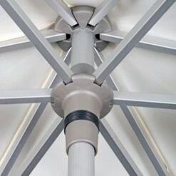 Doppler ACT Push-Up Stockschirm Ø310cm Greige -Grün Raum doppler act push up stockschirm o310cm 38651 4