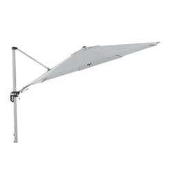 Doppler Active Ampelschirm Ø370cm Hellgrau -Grün Raum doppler active ampelschirm o370cm alu graphit 827 hellgrau 1247161 5