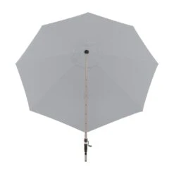 Doppler Active Ampelschirm Ø370cm Hellgrau -Grün Raum doppler active ampelschirm o370cm alu graphit 827 hellgrau 1247161 8