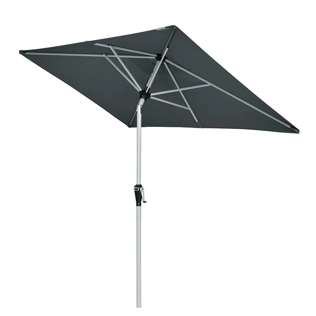 Doppler Active Mittelstockschirm 210x140cm - Mit Kurbel Anthrazit 2 Doppler Active Mittelstockschirm 210x140cm - Mit Kurbel Anthrazit – Bild 2