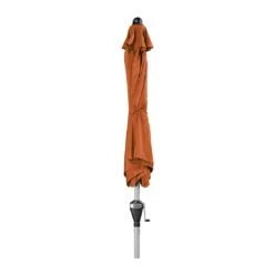 Doppler Active Mittelstockschirm Ø210cm - Mit Kurbel Terracotta -Grün Raum doppler active balkonschirm o210cm alu kurbel auto tilt terracotta 1248041 4