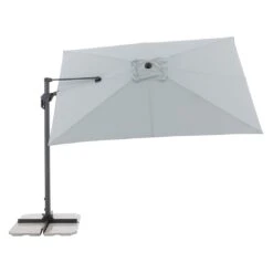 Doppler Active Green Edition Ampelschirm 310x210cm Hellgrau -Grün Raum doppler active green edition ampelschirm 310x210cm 1446844 6