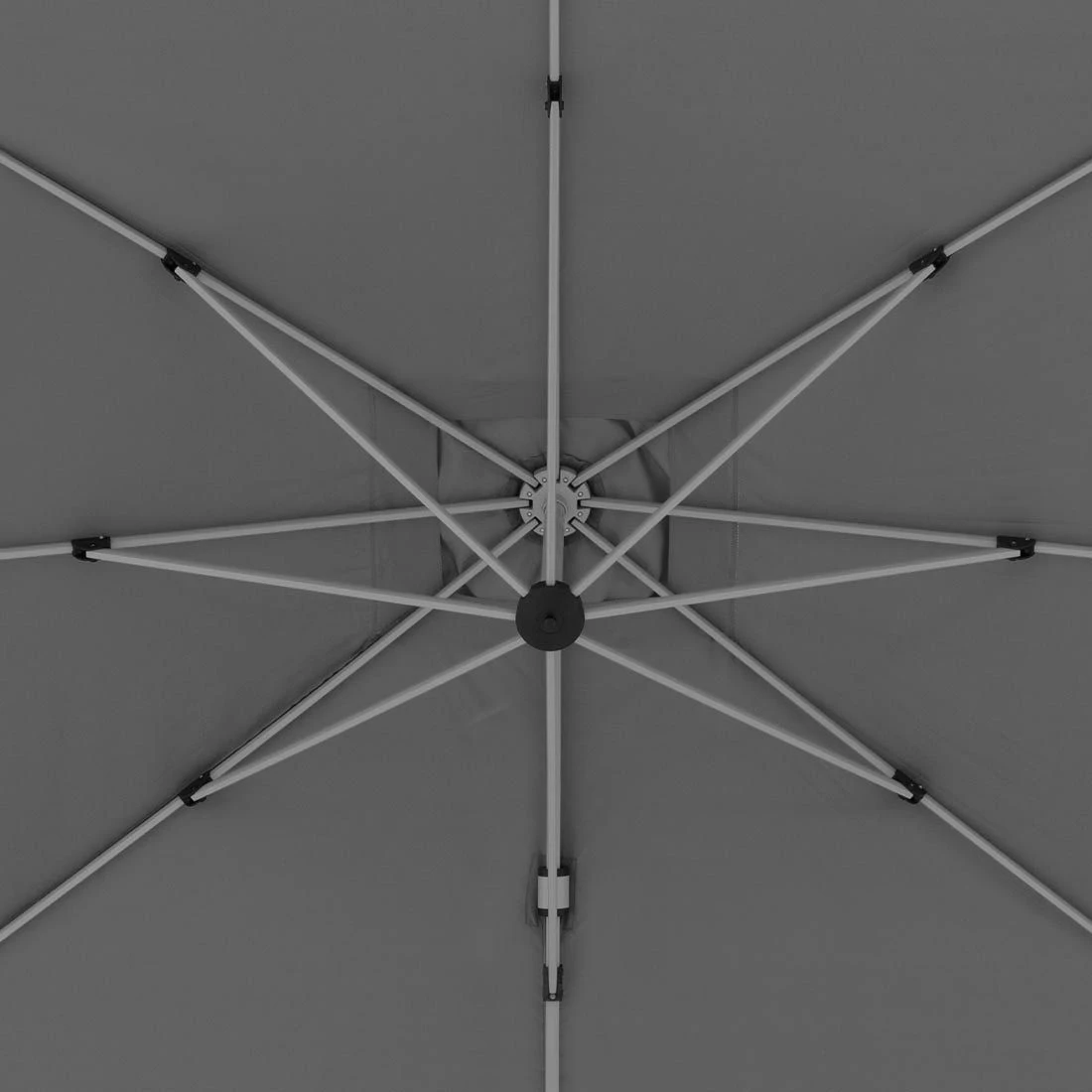 Doppler Active Pendelschirm 350x260cm Mit Windauslass Anthrazit 10 Doppler Active Pendelschirm 350x260cm Mit Windauslass Anthrazit – Bild 10