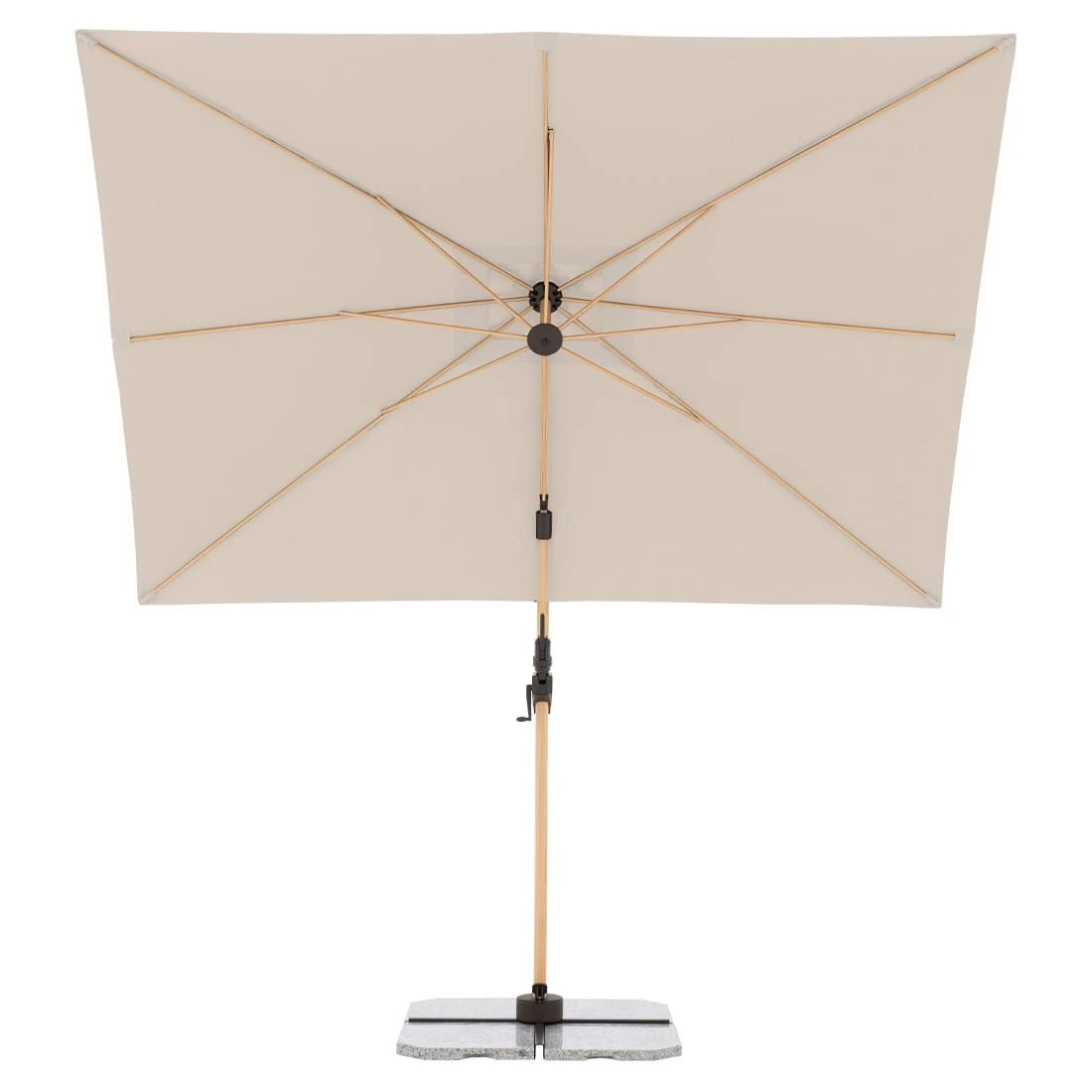 Doppler Alu-Wood Ultra Ampelschirm 300x220cm Holzoptik/Aluminium Natur 14 Doppler Alu-Wood Ultra Ampelschirm 300x220cm Holzoptik/Aluminium Natur – Bild 14