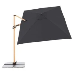 Doppler Alu-Wood Ultra Ampelschirm 300x220cm Holzoptik/Aluminium Anthrazit -Grün Raum doppler alu wood ultra ampelschirm 300x220cm holzoptik aluminium 1350594 12