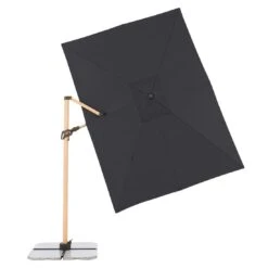 Doppler Alu-Wood Ultra Ampelschirm 300x220cm Holzoptik/Aluminium Anthrazit -Grün Raum doppler alu wood ultra ampelschirm 300x220cm holzoptik aluminium 1350594 13