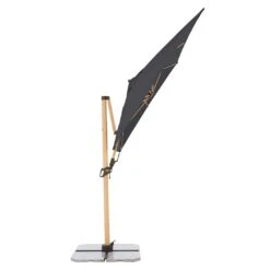 Doppler Alu-Wood Ultra Ampelschirm 300x220cm Holzoptik/Aluminium Anthrazit -Grün Raum doppler alu wood ultra ampelschirm 300x220cm holzoptik aluminium 1350594 3