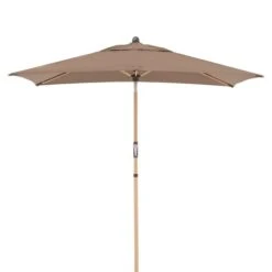 Doppler Alu-Wood Ultra Mittelstockschirm 210x140cm Greige