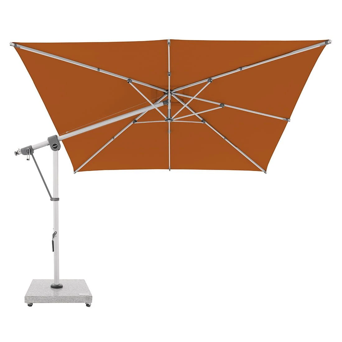 Doppler Ampelschirm Expert 300x300cm Terracotta 2 Doppler Ampelschirm Expert 300x300cm Terracotta – Bild 2