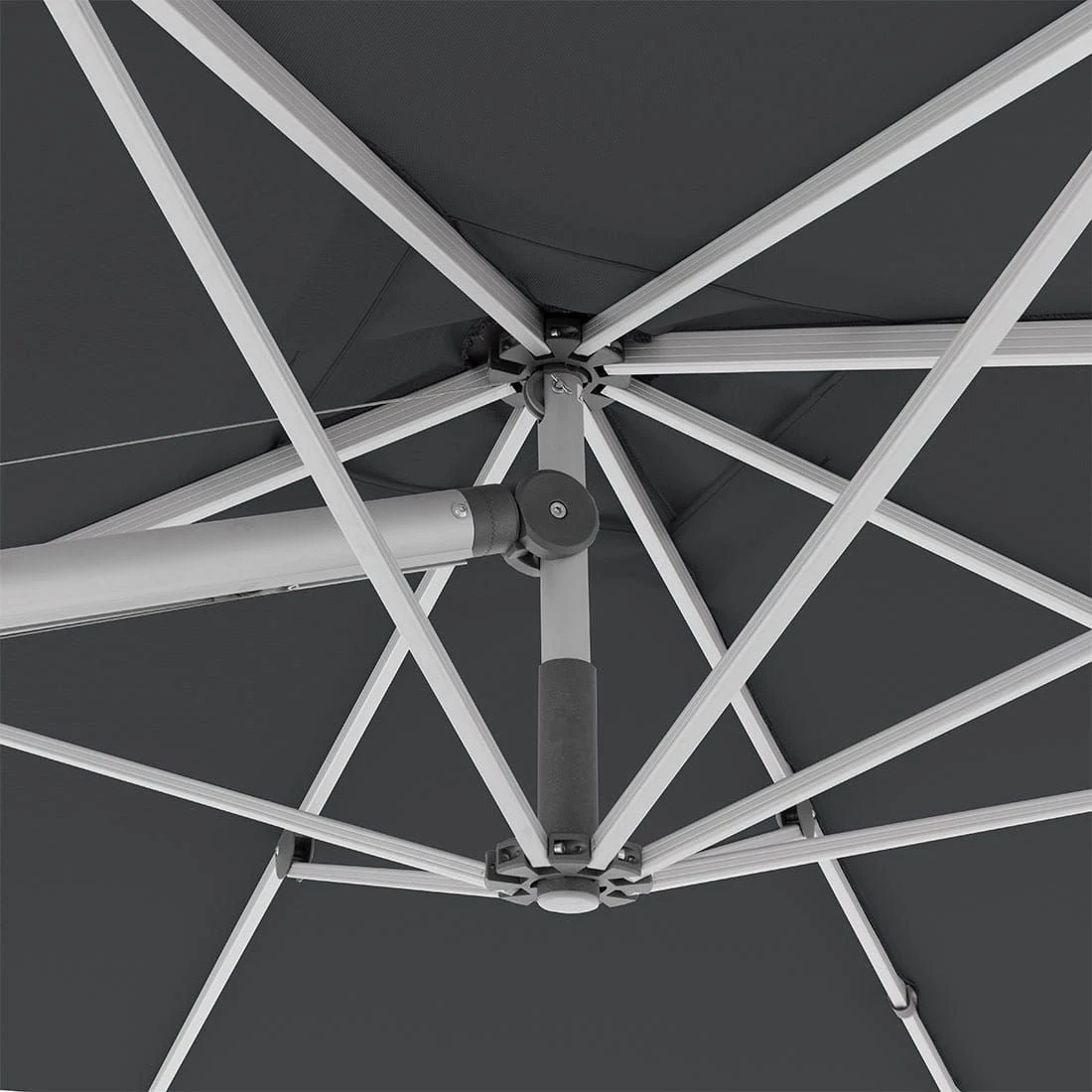 Doppler Ampelschirm Expert 300x300cm Anthrazit 5 Doppler Ampelschirm Expert 300x300cm Anthrazit – Bild 5