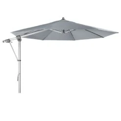 Doppler Expert Ampelschirm Ø350 Axial Schwenkbar Hellgrau