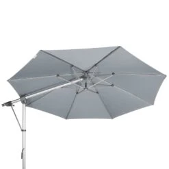 Doppler Expert Ampelschirm Ø350 Axial Schwenkbar Hellgrau -Grün Raum doppler expert ampelschirm o350 axial schwenkbar 54918 4