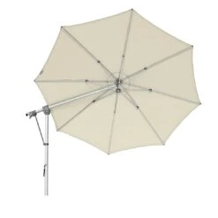 Doppler Expert Ampelschirm Ø350 Axial Schwenkbar Natur 8 Doppler Expert Ampelschirm Ø350 Axial Schwenkbar Natur -Grün Raum doppler expert pendelschirm o350 axial schwenkbar 50152 2